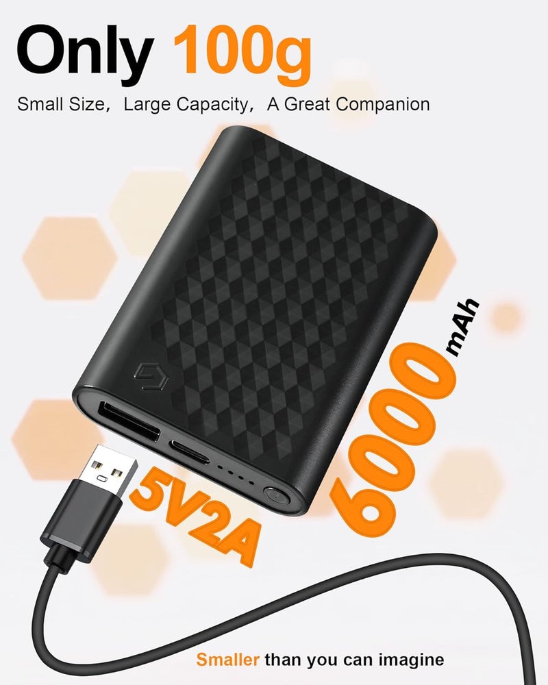 Wulcea Graphene Heated Scarf for Men Women 5V2A 6000mAh Fast Heating Long-Lasting Compact Battery - Image 3
